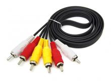 1.5M RCA Cable|RCA to RCA Cable, 3RCA Male to 3RCA Male Stereo Audio Video Cable Composite Audio Video Av Cable