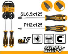 Ingco 2Pcs Screwdriver Set HKSD0248