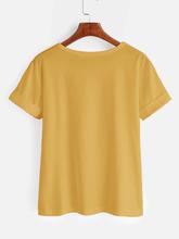 Rolled Cuff Basic Tee