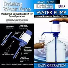 Heavy Duty Drinking Water Pump- Easy Operation, 5 Gallon Manual Pump for Bottle Water