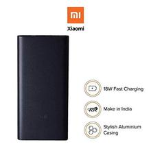 Mi 10000mAH Li-Polymer Power Bank 2i (Black) with 18W Fast