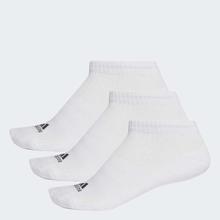 Adidas Pack of 3 White 3-Stripes No-Show Socks - AA2279