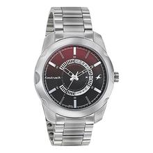 3123SM03 Black Dial EDM Collection Analog Watch For Men -(Silver)
