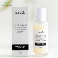 Earth rhythm clear skin exfoliating face cleanser with AHA & BHA - 100 ml