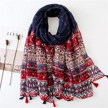 Korean Style Sun Protection Premium Printed Scarves For