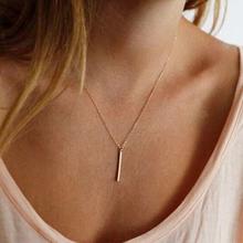 PLUSH Simple Dainty Bar Pendant