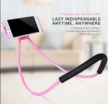 Lazy Cell Phone Holder - Universal Phone Holder to Wear Around neck Lazy Bracket Free Rotating Smart Mobile Phone Mount Stand(COLOUR MAY VARY)