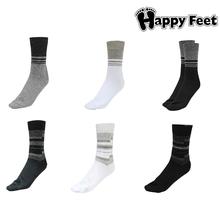 Happy Feet Pack of 6 pairs of Antibacterial Fashion Socks (1011) (MAN1)