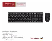 Wireless Keyboard Mouse Combo CW1260 Viewsonic