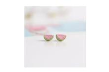 Unique Cute Semicircle Watermelon Earring