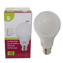 Emake 9 Watt Cool White LED Lamp Bulb - B22 White Light