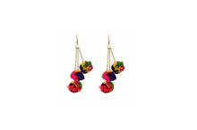 Pom Pom Earrings for Women