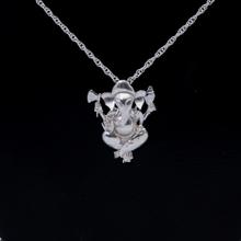 Silver Ganesh Locket Pendant For Men And Women (Locket Only) - Sp Jewellers