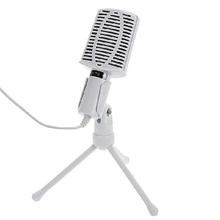 SF-940 Professional 3.5mm Condenser Sound Podcast Studio Microphone Mic w/ Tripod Stand