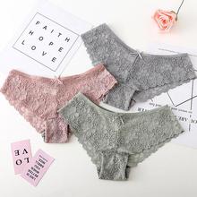 BEFORW Sexy Lace Panties Women Fashion Cozy Lingerie Tempting Pretty Briefs High Quality Cotton Low Waist Cute Women Underwear