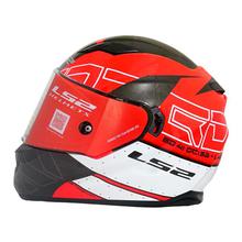 LS2 Stream Full Helmet [Red/ Black]