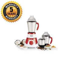 USHA MG-3576 3 Jar Mixture Grinder 750W - (White/Red)