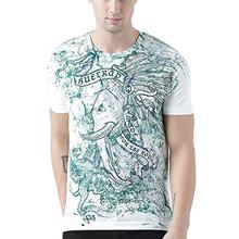 Huetrap Mens Be Original Round Neck Graphic Print T Shirt