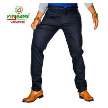 Virjeans Stretchable Oversize Cotton Chinos Pant for Men (VJC 697) Black