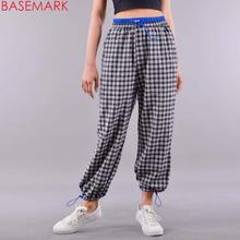 Basemark Flare Pant Plaid Pattern Pant For Women