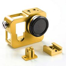 Aluminium Alloy Protective Housing Case For GoPro 4/3 Gold