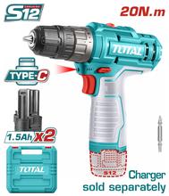 Total 12V Li-ion Impact Drill TIDLI12202