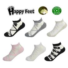 Happy Feet Pack of 6 Pairs of Net Style Loafer Socks for Ladies-2021