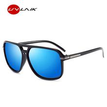 UVLAIK Sunglasses Men Polarized Oversized Mirror Driving Sun