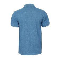 Sparsha Logo Threaded Solid Polo T-Shirt For Men (Sky Blue)