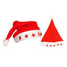 Christmas hat light red twinkling stars decoration 1 Pcs