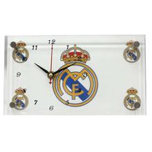 Real Madrid Rectangular Table Clock – White