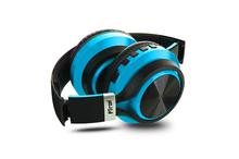 PTron Kicks Bluetooth Headset Wireless Stereo Headphone With Mic For All Smartphones (Blue)