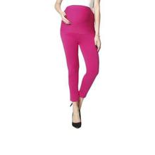 Nine Maternity Fushia Solid Maternity Leggings For Women