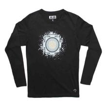 Black Shree Yantra Printed Sweatshirt (MJJ 60)