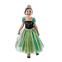 Anna Princess Snow Queen Party Costume Dress