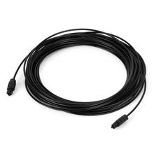Digital Audio Optical Fiber Toslink M-M Cable - Black (10m)