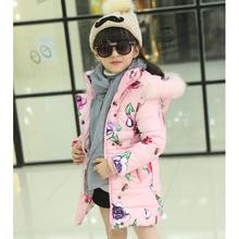 Hooded Pink Fur Jacket Coat for Baby Girl HF842B