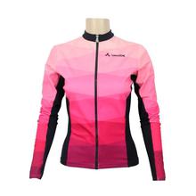 Pink Full Sleeve Cycling Jacket For Women