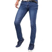 Navy Blue Stretchable Slim Fit Jeans For Men (173)