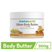 Mamaearth Ubtan Body Butter, For Dry Skin, With Turmeric & Honey, For Deep Nourishment – 200g