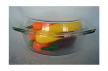 Tampered Glass Bowl with Lid-1.7 Ltr