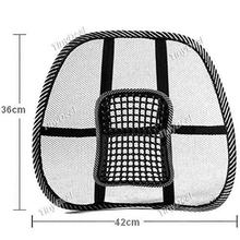 Tiny Deal Car Seat Chair Massage Back Lumbar Support Mesh Ventilate