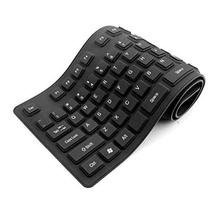 Foldable USB Wired Standard Waterproof Rollup Keyboard For PC Notebook Laptop & Mobile