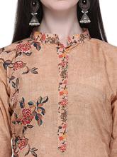 Stylee Lifestyle Beige Cotton Printed Dress Material