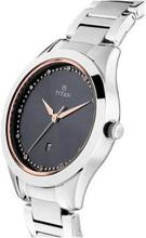 Titan Sparkle Anthracite Dial Analog Watch For Women - 2570SM07