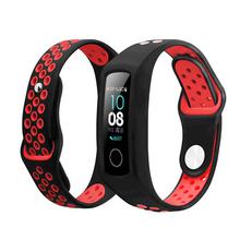 Huawei Honor band 4 Smart Sports Bracelet, Breathable Replacement sports strap - Black Red