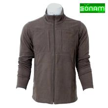 Sonam Gears Black Single Fleece Jacket For Men (602)