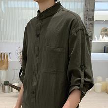 EOY SALE -  Summer ins solid color retro short-sleeved shirt