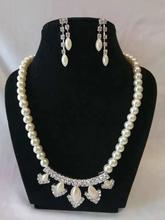 Stylish Pearl Necklace With Earrings For Women