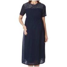 Nine Maternity Navy Top Striped Maternity Dress For Women